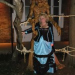 Kimberly & Pumpkinhead at The Vampire Lestat Ball in New Orleans