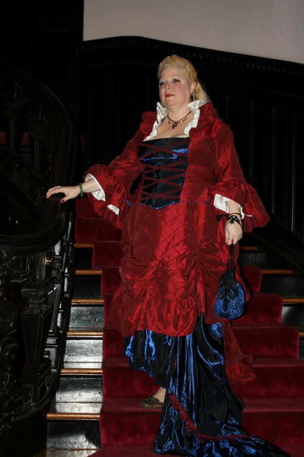 Kimberly at Witches Ball in New Orleans - The  Van Benthuysen – Elms Mansion & Gardens